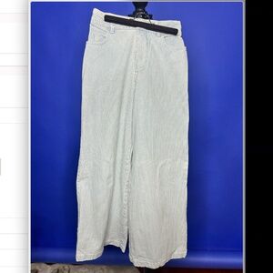 ZARA Wide Leg Stripped Jeans